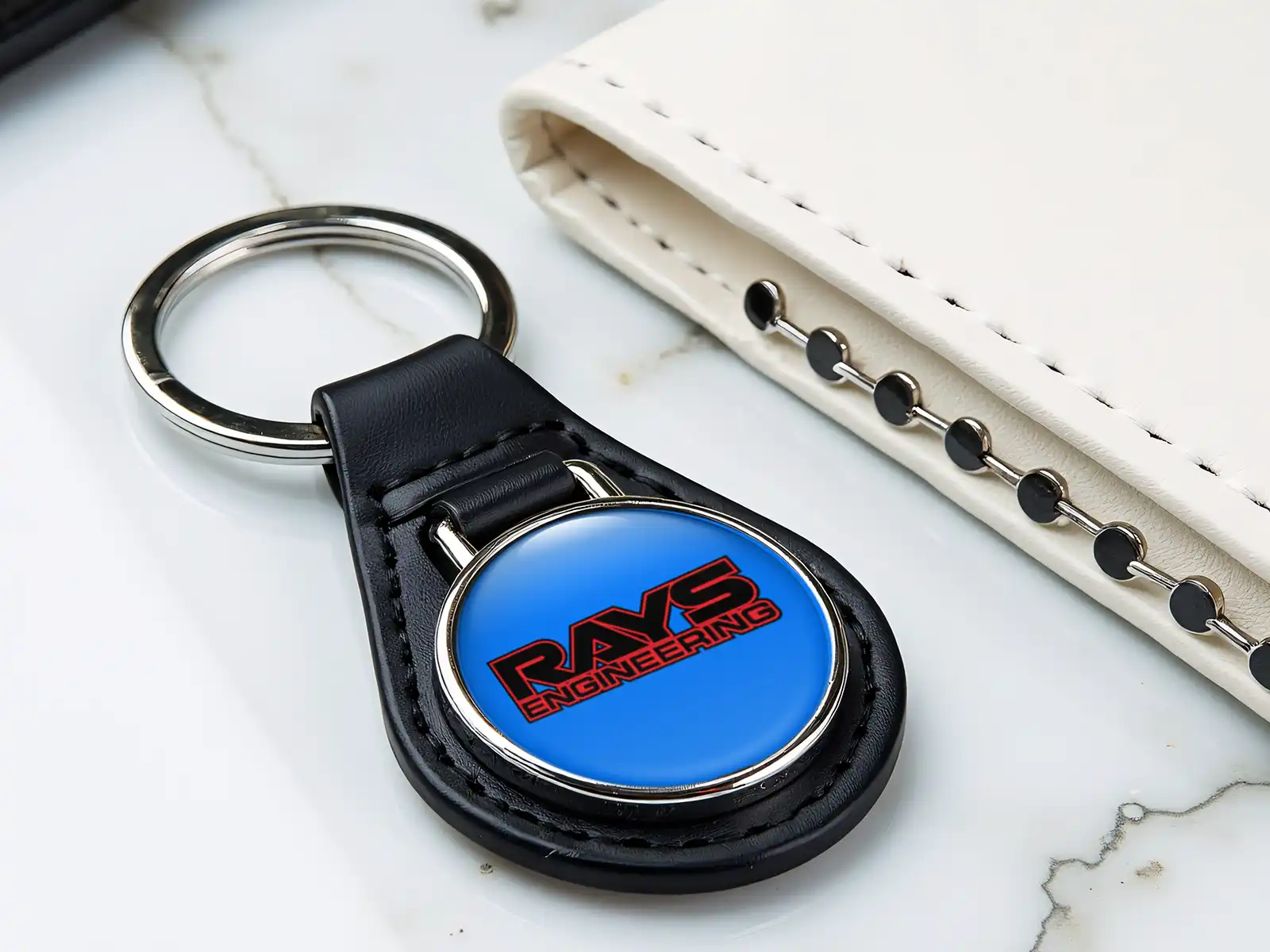 Rays Borsa Chiavi in Pelle Stile Lusso Extra Corsa